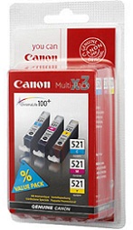 _ Canon CLI-521 C/M/Y